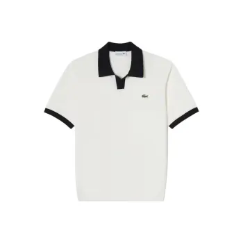 LACOSTE Polo Shirts Men White