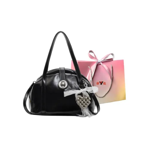 Yalu PU Shoulder Bag, Crossbody Bag, Handbag Women's Black/Ecru/Burgundy/Pink/Khaki
