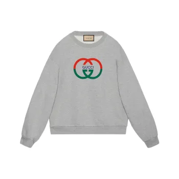 GUCCI Logo Printed Crewneck Sweatshirt