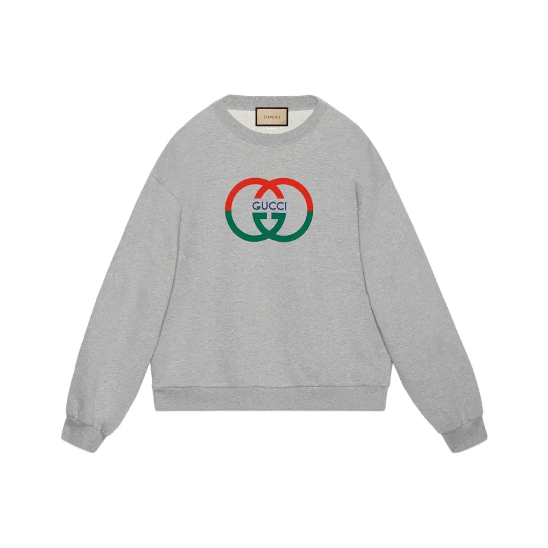 GUCCI Logo Printed Crewneck Sweatshirt-0