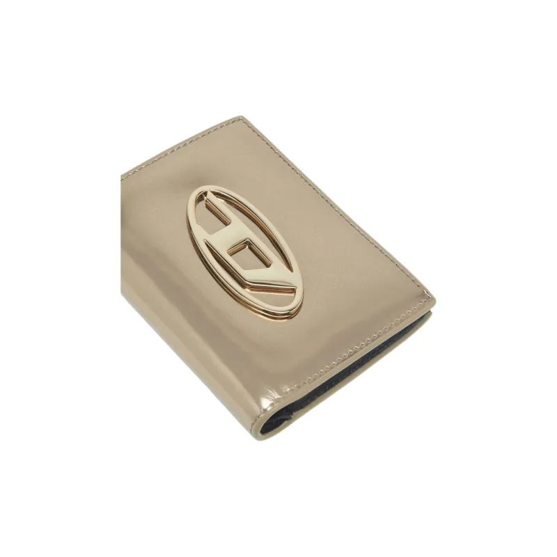 DIESEL Cow Leather Wallet Small Size Women's Metallic-2