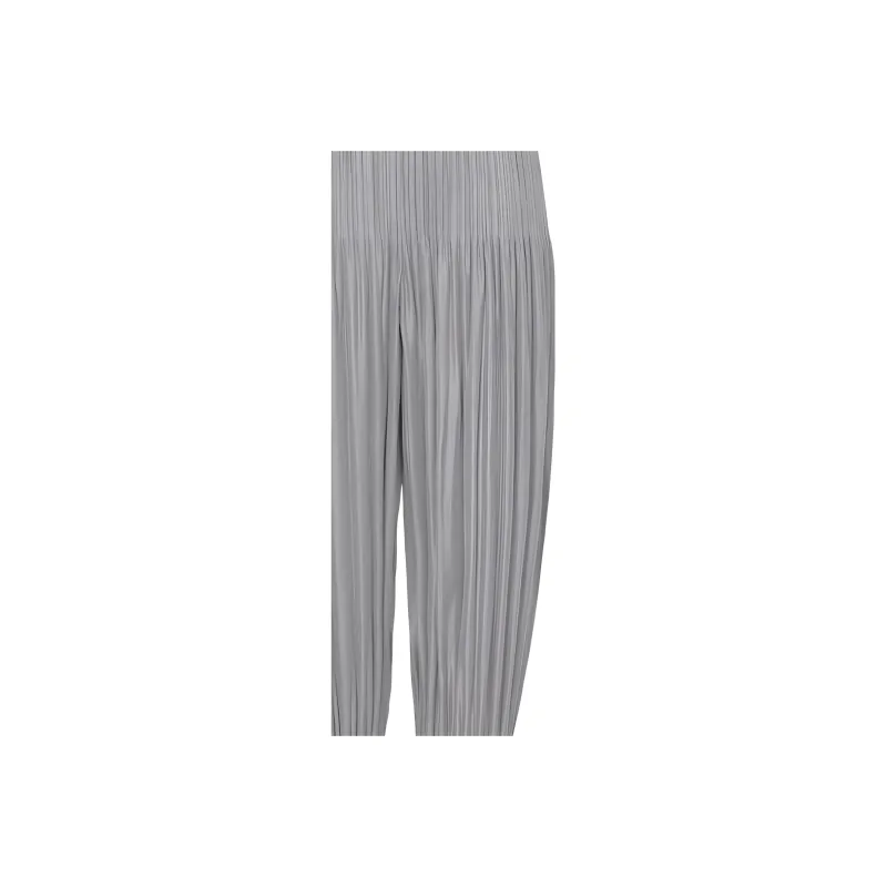 PLEATS PLEASE ISSEY MIYAKE SS22 Casual Pants Women's Light Gray-2