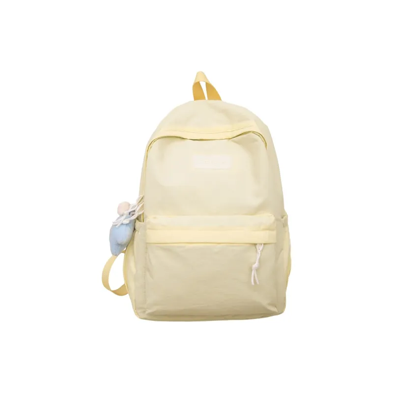 GOBLIN SHARKS 1759 Nylon Backpack Regular Unisex White/Black/Pink/Blue/Yellow-22