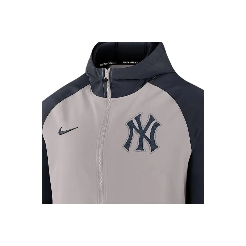 Nike New York Yankees Authentic Collection Men's Nike Therma Mlb Full Zip Jacket-2