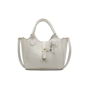 Single Warehouse PU Shoulder Bag, Crossbody Bag, Handbag Regular Women's Blue/Ecru/Pink/Black