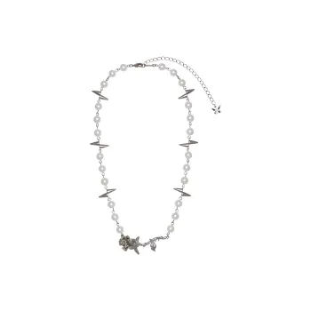 STUGAZI Copper With 24K White Gold Plated Necklaces Unisex