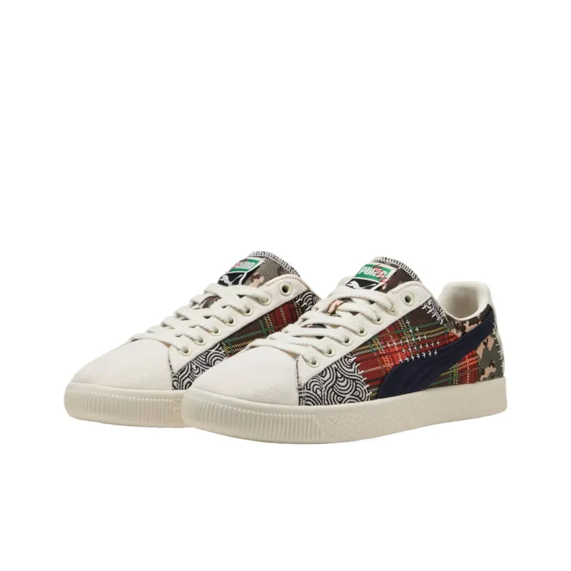 PUMA Clyde Abrasion Resistant Low Top Training Shoes Unisex White-2