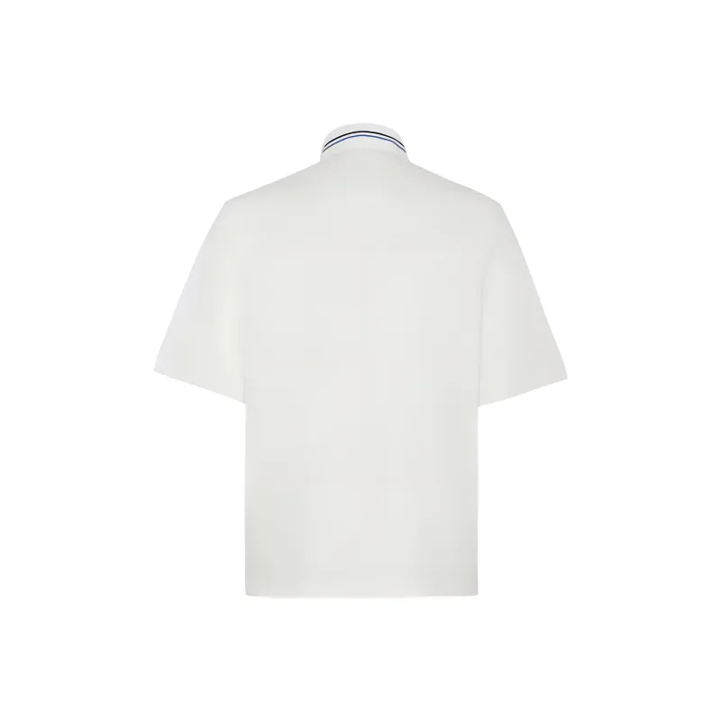 FENDI Polo Shirts Men White-1