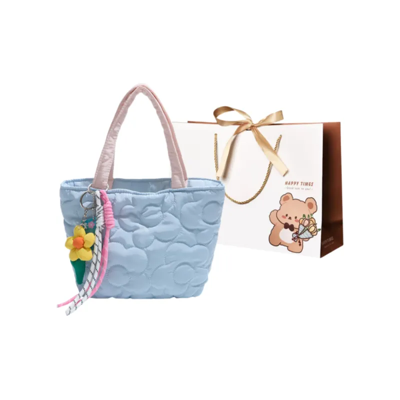 ERANGBEAR Nylon Handheld One Shoulder Handbag Regular Women's Multicolor-6