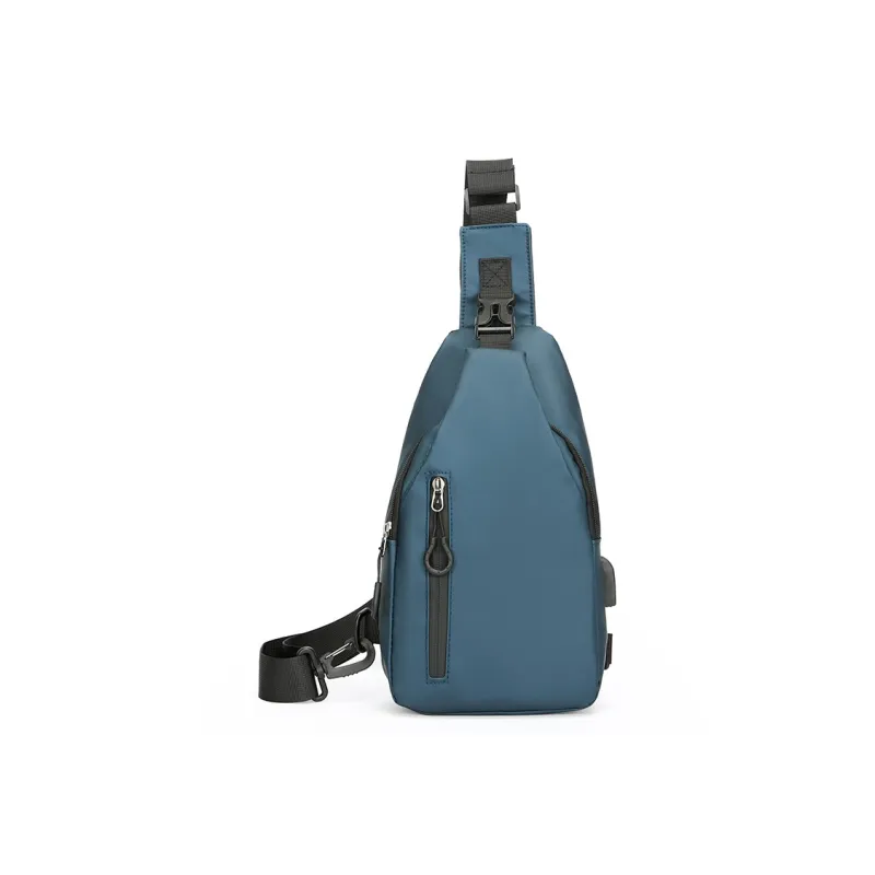 Venerable Brahma Nylon Fabric Sling Bag Men's Multicolor-0