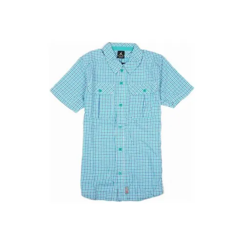 JORDAN Shirts Men Blue