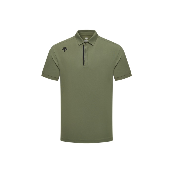 DESCENTE TRAINING Men's Quick-Dry Short-Sleeve Polo Shirt