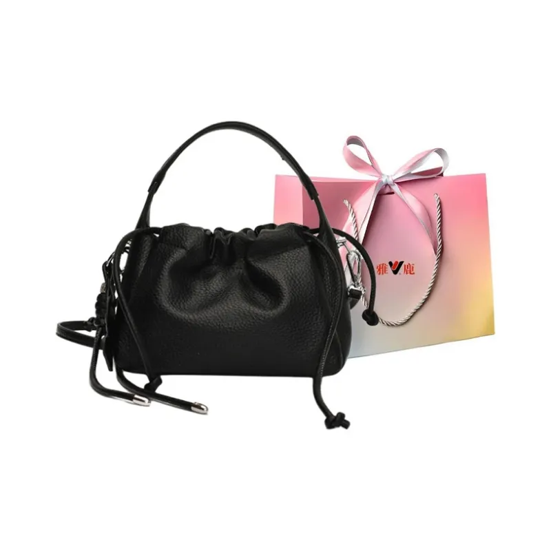 Yalu PU Handbag Regular Women's Black/Yellow/Pink/Light Blue/Ecru-0