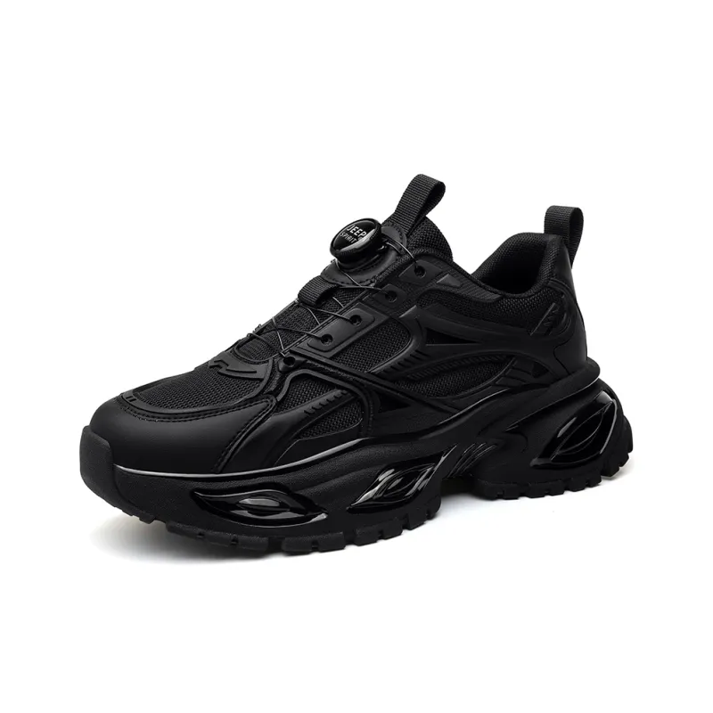 JEEP SPIRIT Low Top Chunky Sneakers Men's Black-0