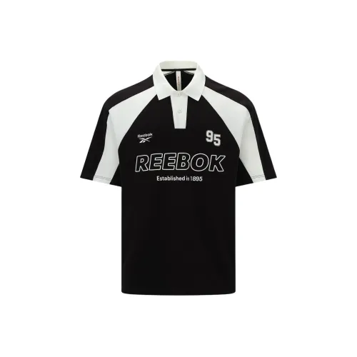 Reebok Polo Shirts Unisex Black