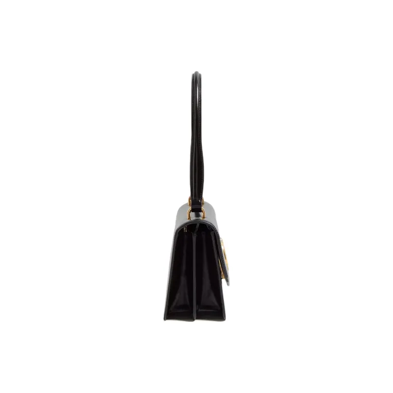 Valentino Cow Leather Handbag Women's Black-3