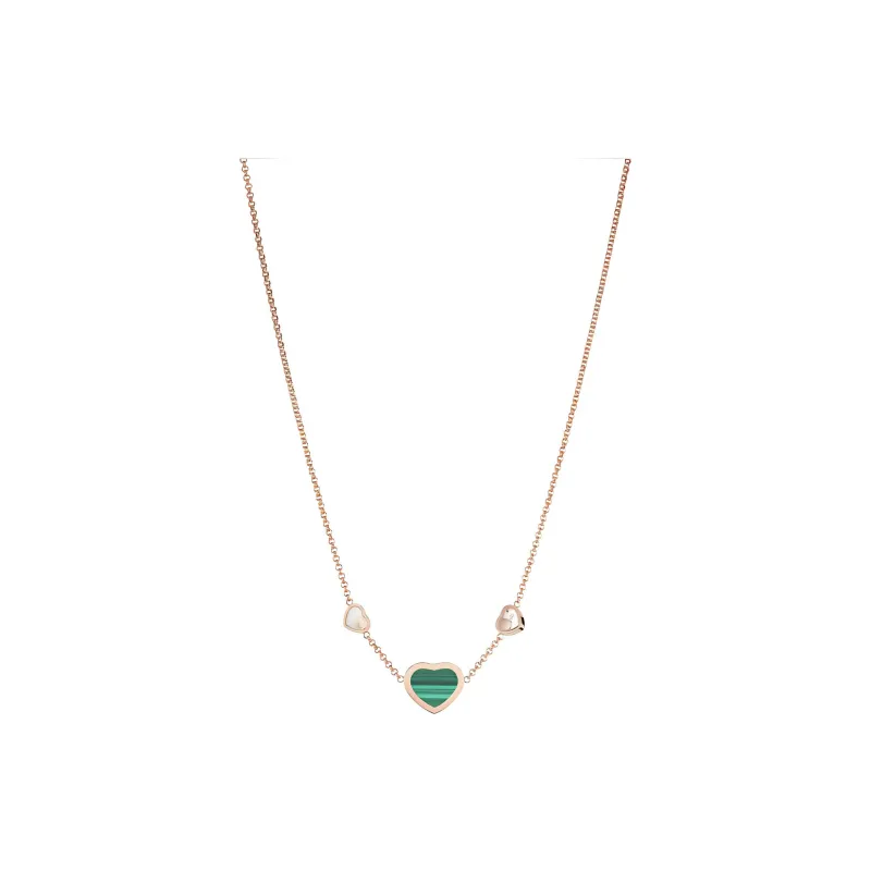 CHOPARD 18K Rose Gold Necklaces Women's-2