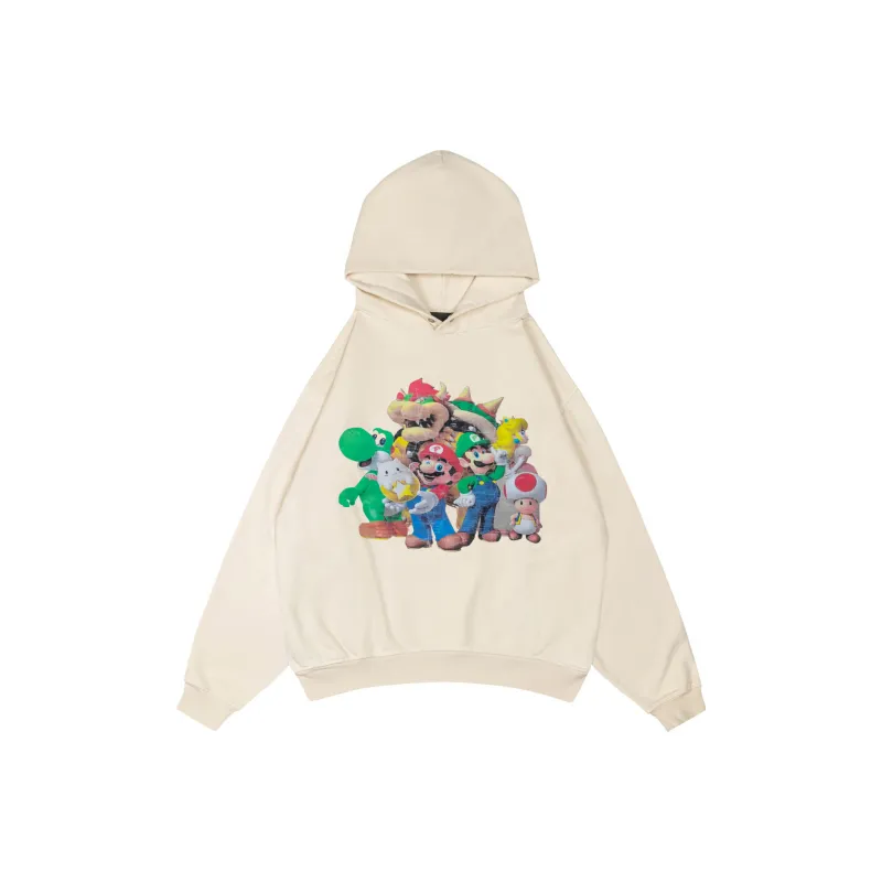 False Perception Sweatshirt Unisex Distressed White-0