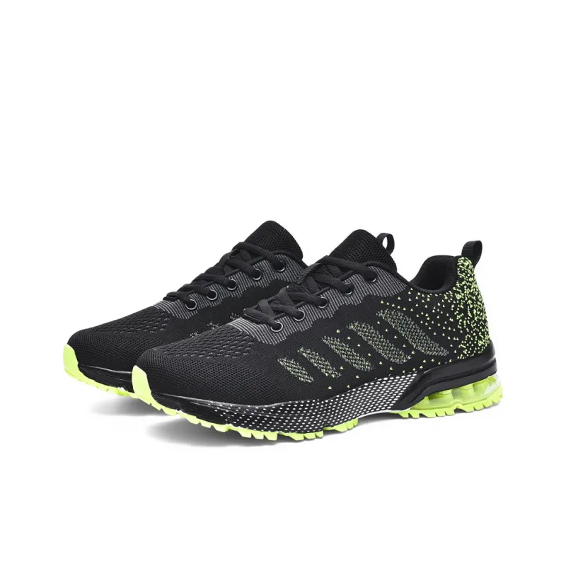 QIUTEXIONG Shock Absorbers Slip Resistant Breathable Low Top Casual Marathon City Commute Running Shoes Men's-2