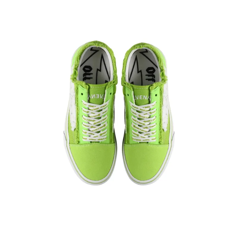 REVENFE X SPOTM x BURNING FLAME Slip Resistant, Breathable, Lightweight Low Top Canvas Shoes Unisex-29