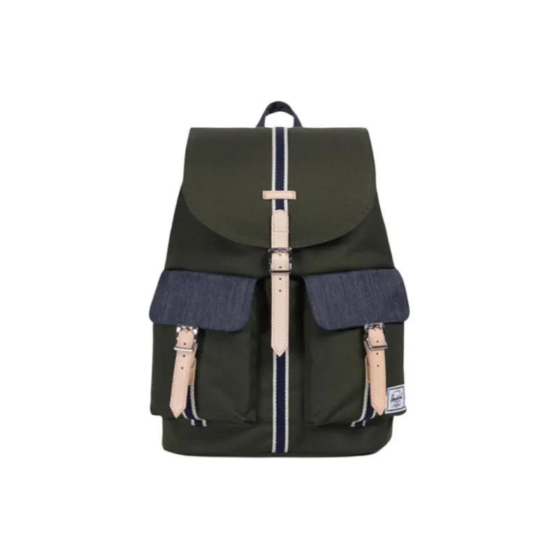 Herschel Polyester Backpack Large Size Unisex Forest Night-5