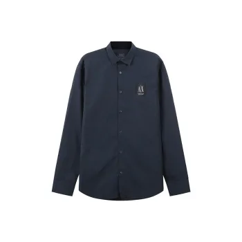 ARMANI EXCHANGE SS23 Shirt Men's Navy