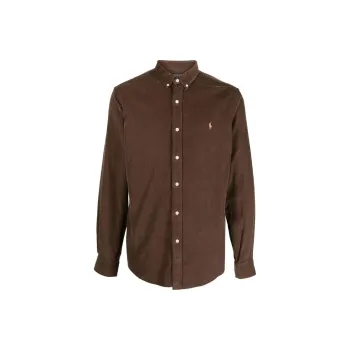 Polo Ralph Lauren Logo Embroidered Curved Hem Shirt