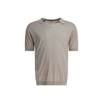 JOHN SMEDLEY SS25 Polo Shirt Men's Gray