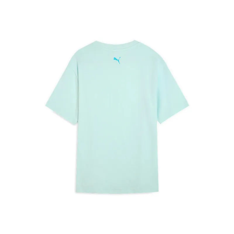 PUMA Graphic PT LOGO T Shirt Men's Blue 96-1