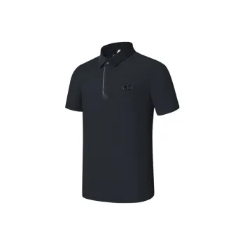 FILA Golf Series SS25 Polo Shirt Men's Pitch Black BK