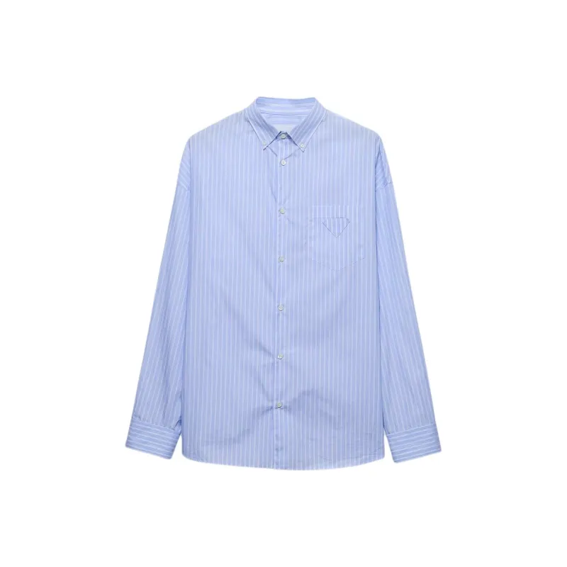 PRADA Striped Cotton Shirt-0