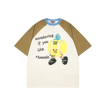 BONAS T Shirts Unisex Apricot