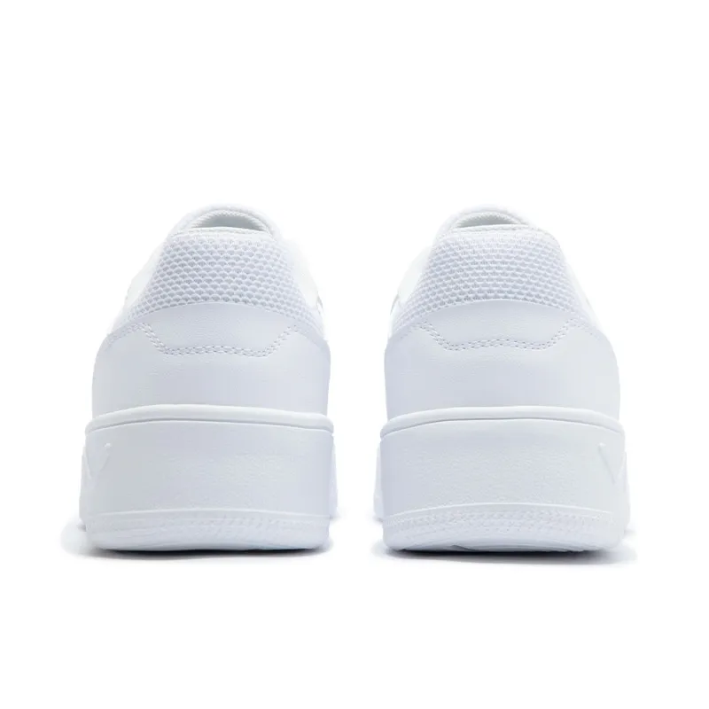 361° Anti Slip Wear Resistant Low Top Skateboard Shoes Men's White-5
