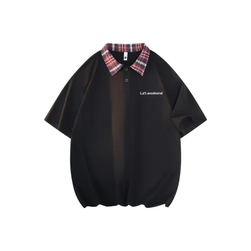 LA'T.WEEKEND Polo Logo-Stickerei Unisex
