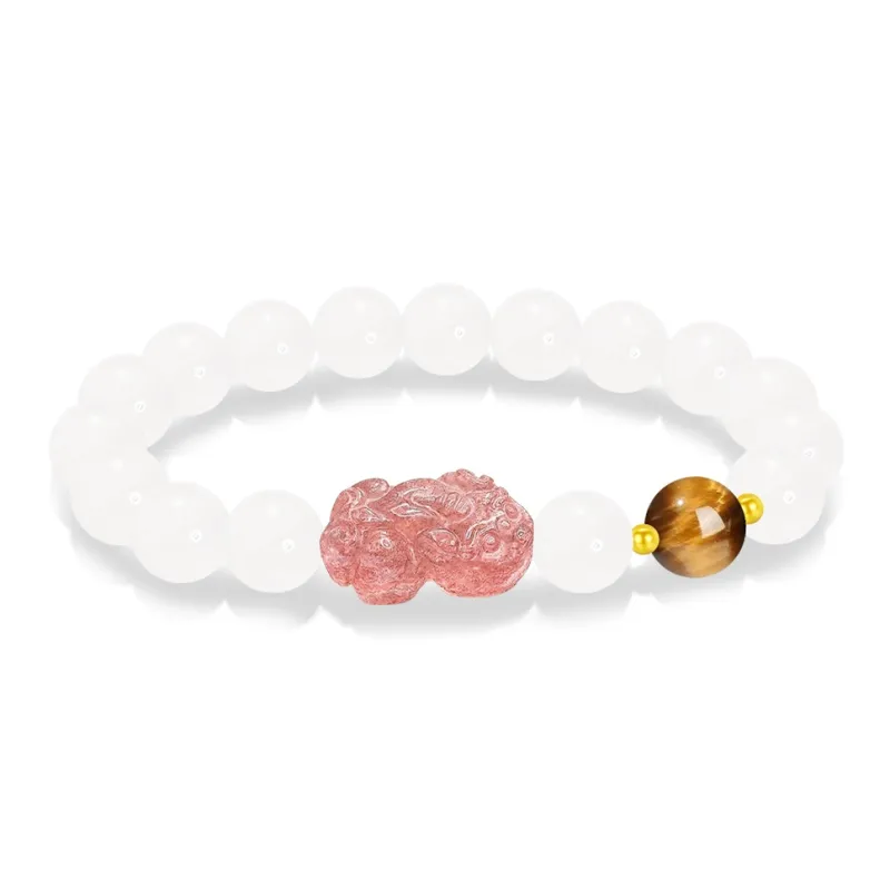 Cuz Strange Intention Obsidian Bracelets Unisex-0