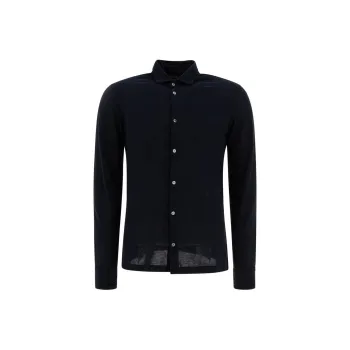 Zanone Shirts Men Blue