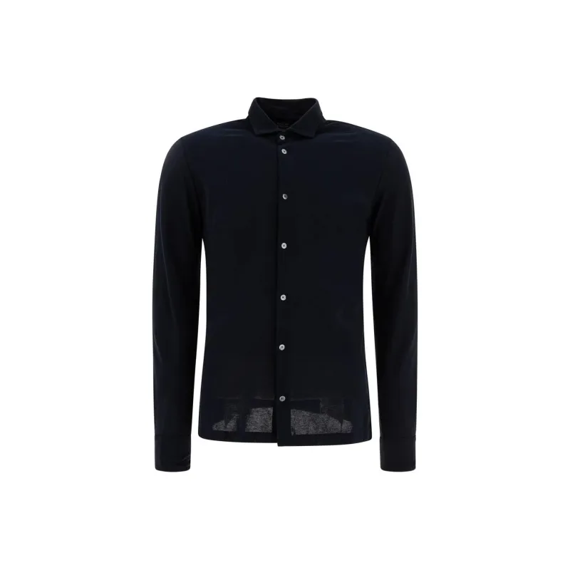 Zanone Shirts Men Blue-0