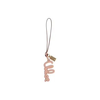 Chloe Calfskin Keychains Women's Pink