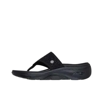 Skechers GO Walk Arch Fit 2.0 Flip Flops Women's Black