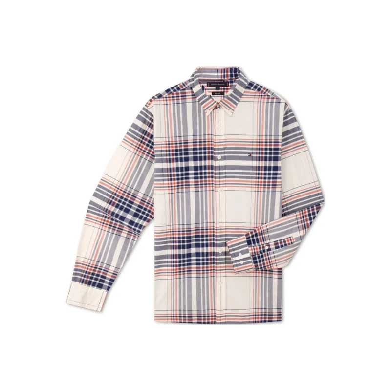 Tommy Hilfiger Shirt Men's Multicolor Plaid-0