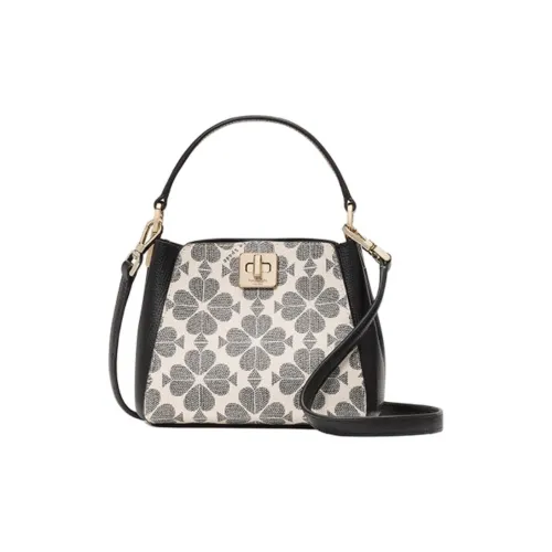 Kate Spade Flower Artificial Leather Shoulder Bag, Crossbody Bag, Handbag Mini Women's Black