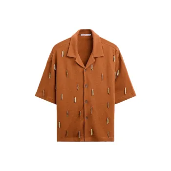 ZARA Shirts Men Dark Orange