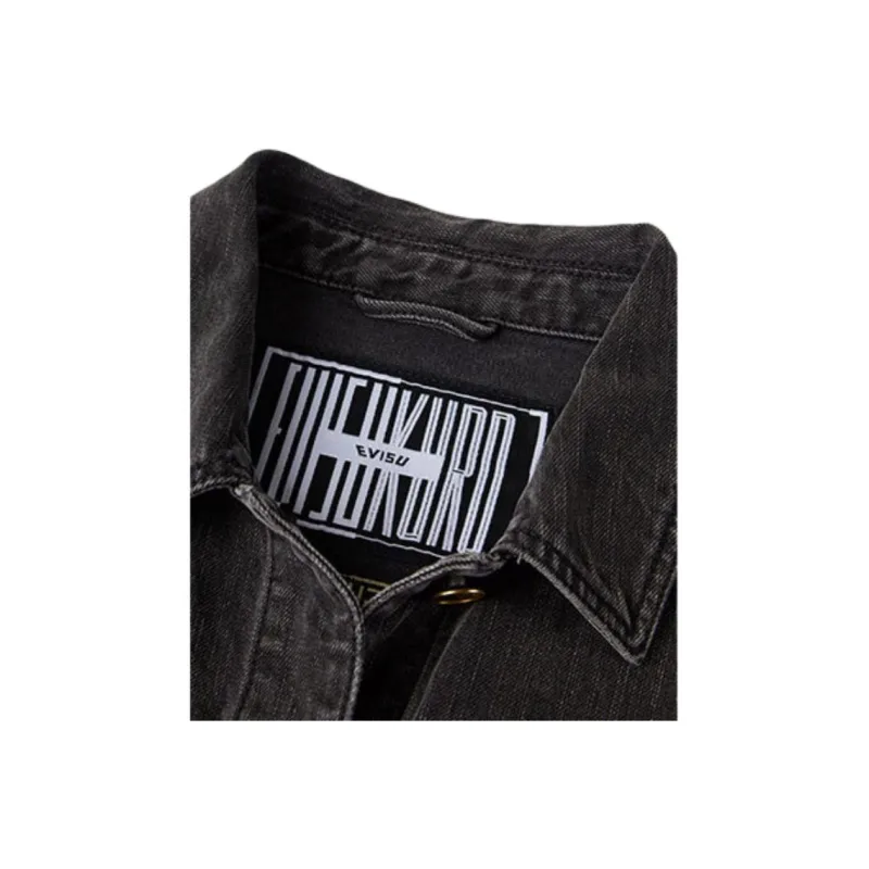 EVISU Denim Jacket Women's Black-2