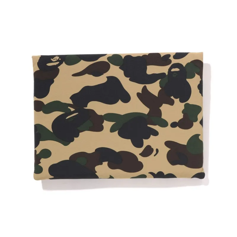 A BATHING APE Fabric Laptop Bag Men's Green/Yellow-5