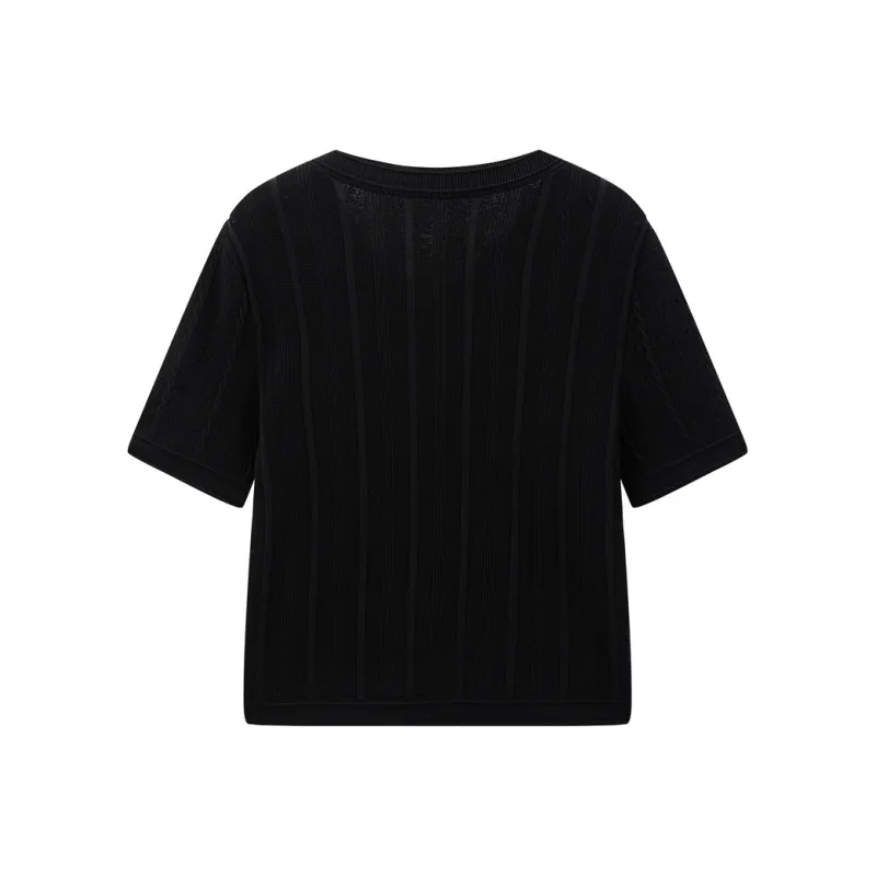 PEACEBIRD Knitwear Women's Black-7