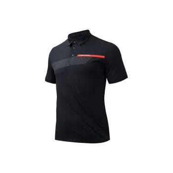 Anta Variety Training Collection Polo Shirt Men's Basic Black
