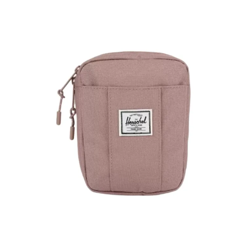 Herschel Cotton Fanny Pack Cell Phone Pouch, Shoulder Bag, Crossbody Bag Unisex Classic Gray Rose-3