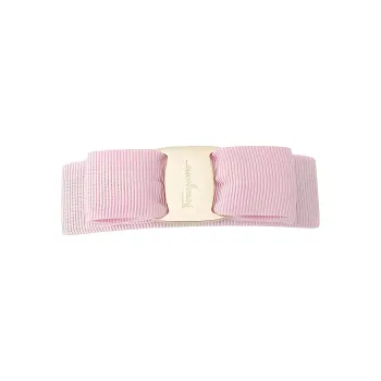FERRAGAMO Cotton Hair Clips Women's Pink