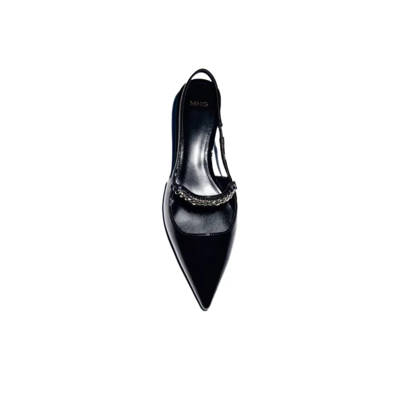 MANGO Slim Heel High Heels 4.5cm Women's Black-2