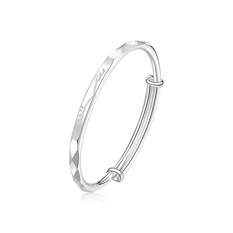 CHAOHONGJI 999 Fine Silver Bangles Women's-0